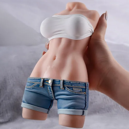 Muñeca sexual con torso femenino portátil, masturbador masculino TPE con coño anal vaginal, muñeca adulta sexual para adultos para hombres con