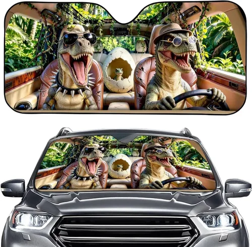 Miniatura 30 de SEANATIVE Parasol divertido para parabrisas de automóvil, protección contra rayos UV, protector de ventana delantera, diseño de ojos enojados