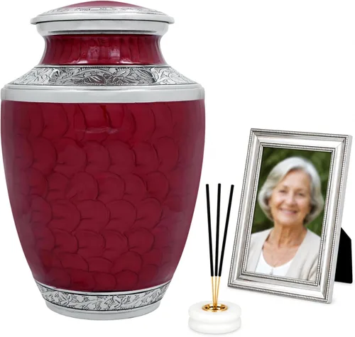 Miniatura 8 de Urnas para cenizas humanas adultas, mujeres y hombres de más de 200 pulgadas cúbicas, urna decorativa de entierro, urnas de cremación funeraria