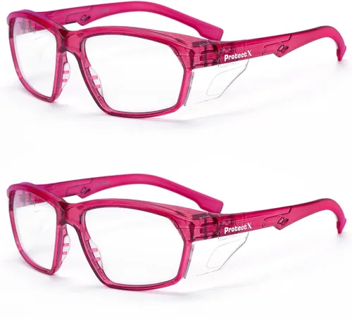 Miniatura 76 de ProtectX Lentes de lectura elegantes para mujeres y hombres, antivaho y antiarañazos, protección UV, gafas de seguridad antiimpactos