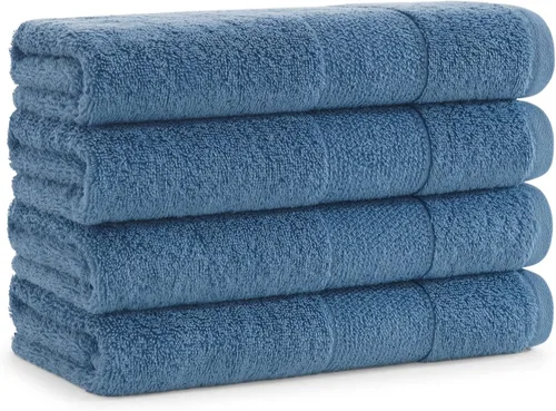 Miniatura 24 de Aston & Arden Aegean - Toallas de baño de felpa sólidas, paquete de 2, 100% algodón turco, 600 GSM, toallas de baño de gran tamaño para spa o hotel