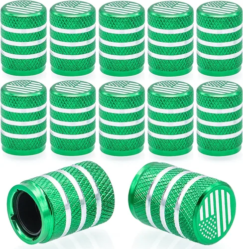 Miniatura 37 de 4 piezas de tapas de válvula de rueda con forma de punta, válvula de rueda de aleación de aluminio con punta, universal para automóviles, SUV