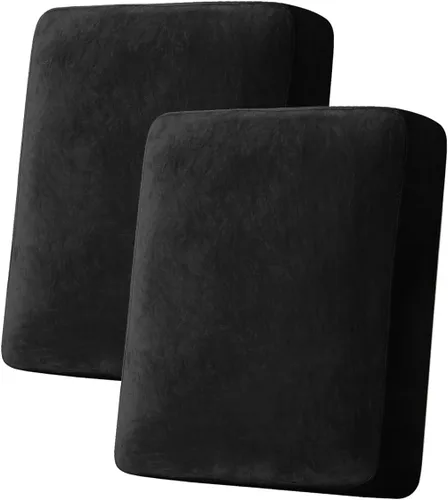 Miniatura 64 de Funda para Sofá de Terciopelo Elástico Funda de Cojín de Sofá 1 Pieza - Funda Deslizable Elástica Lavable para Asiento o Respaldo, Fundas de Asiento