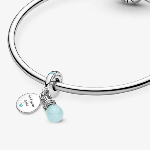 Miniatura 2 de Dije de cuentas de plata de ley 925 para pulseras, dijes de cumpleaños, Navidad, regalo del día de la madre para mujeres
