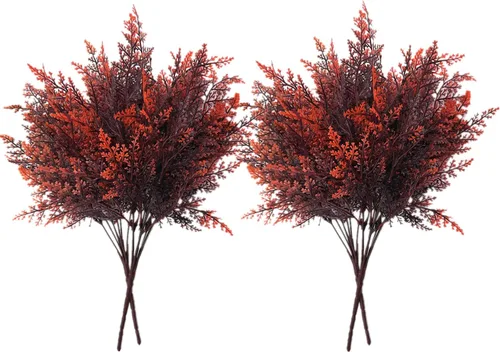 Miniatura 26 de CATTREE Vid colgante artificial, hojas de hiedra sintética, plantas de plástico, plantas de hojas falsas, plantas de hojas artificiales, resistentes