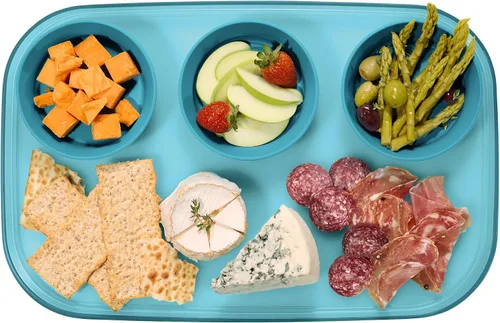Miniatura 9 de madesmart dipware - Bandeja de 3 tazones, apilables y extraíbles para embutidos, guacomole, aperitivos, verduras, apto para lavavajillas