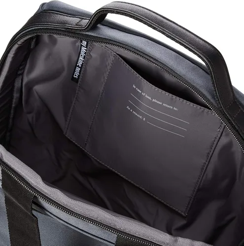 Miniatura 5 de Moleskine() Bolsa de negocios ET9NBDBV15 para hombre, almacenamiento para laptop de 15 pulgadas, mochila, repelente al agua, Gris (Dk Grey)