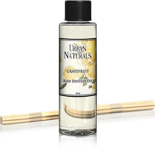 Miniatura 74 de Urban Naturals Recambio de aceite difusor de varillas ámbar y lavanda, lavanda relajante, ámbar cálido, aroma calmante para habitación, 4 onzas +