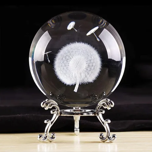 Miniatura 8 de ChezMax Bola de cristal de burbujas de 2 pulgadas (1.969 in) con pisapapeles preciosa bola de vidrio para bola decorativa Lensball fotografía, mirar