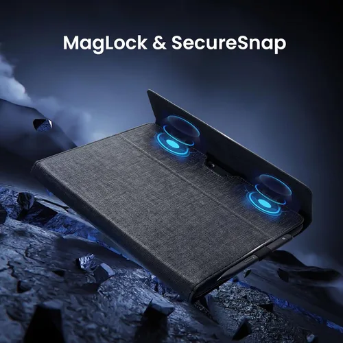 Miniatura 5 de Omnpak Microsoft Surface Pro 11/10/9 - Funda protectora ligera, múltiples ángulos, soporte para stylus, diseñada para Surface 11ª edición AI