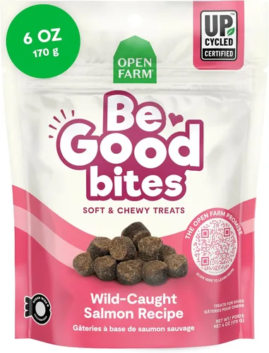 Miniatura 9 de Open Farm, Be Good Bites, golosinas suaves para entrenamiento de perros, pequeñas y masticables, hechas con ingredientes de origen ético
