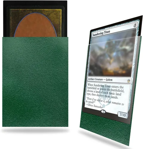 Miniatura 13 de Fabmaker - Juego de 200 fundas negras para tarjetas, fundas estándar resistentes MTG mate, acabado trasero mate, barajado perfecto, protege todas