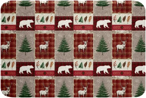 Miniatura 6 de Erosebridal Cartoon Dog Bathroom Rugs Pomeranian Dog Bathroom Accessories Cute Puppy Doormats Floor Mats Pet Animal Entryway Rug 16"X24",Water