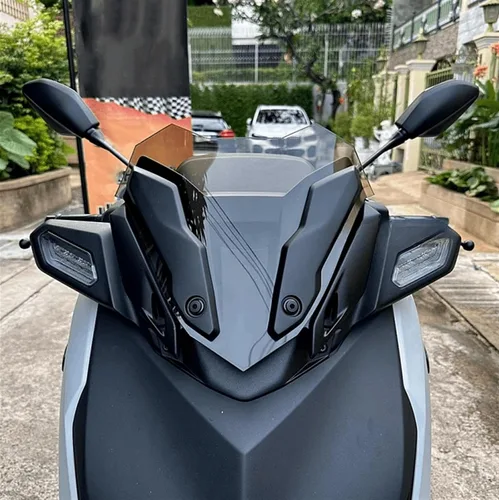 Miniatura 3 de Deflector de visera para parabrisas deportivo de motocicleta compatible con XMAX300 X-MAX300 Xmax 300 X-MAX 300 2023 Transparente