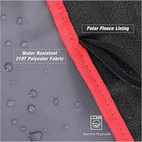Miniatura 5 de REDCAMP - Manta Stadium impermeable, grande, resistente al viento, suave y forro polar cálido para acampar, clima frío y deportes al aire libre Gris
