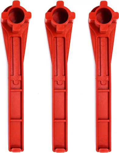 Miniatura 8 de JSP Manufacturing Llave de gas y bung llave de tambor sólido sin chispas (rojo) (1)