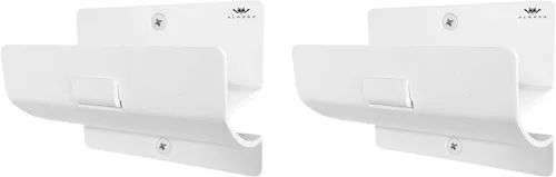 Miniatura 7 de Juego de 4 colgadores de escalera para pared de garaje, gancho negro resistente para almacenamiento de escaleras de montaje en pared. Soporte