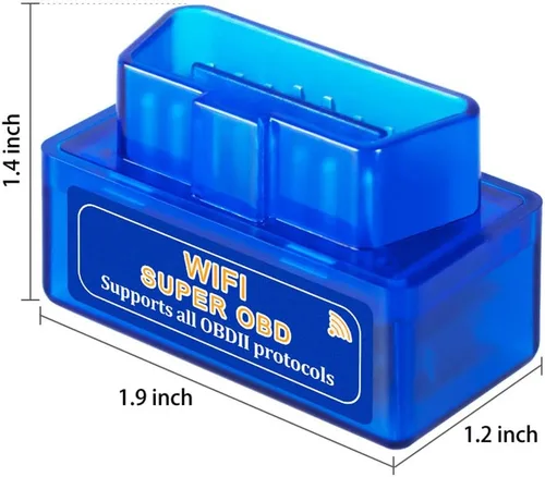 Miniatura 2 de Escáner OBD2 WiFi para Android iOS (iPhone iPad), Herramienta de escaneo y diagnóstico automotriz Launchh OBDII, escáner de diagnóstico para autos