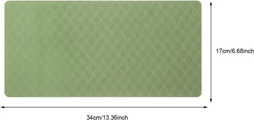 Miniatura 3 de Rodilleras de yoga, 1 par de cojines gruesos antideslizantes para soporte de codo y rodilla de 13.4 x 6.7 pulgadas, accesorio para esterilla de yoga