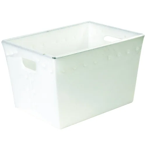 Miniatura 4 de Aviditi Contenedores de almacenamiento de plástico, 18 x 13 x 6 pulgadas, color azul para organizar hogares, almacenes y oficinas (paquete de 6)