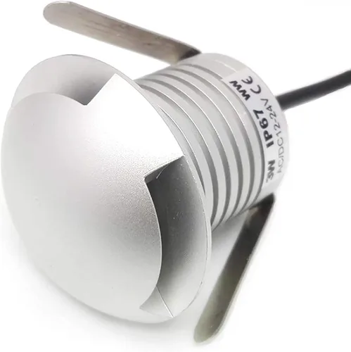 Miniatura 2 de 6 lámparas LED subterráneas impermeables de 3W DC12-24V DC 280LM para pozo subterráneo, emisión lateral, luz LED horizontal de aluminio direccional