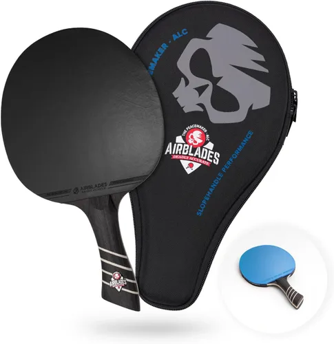The Peace Maker ALC - Professional Ping Pong Paddle - Carbon Fiber Table Tennis Racket Producing Maximum Spin & Control for All Levels - Hard Carry