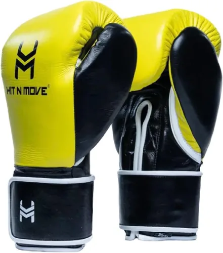 Miniatura 26 de HIT N MOVE Süvari - Guantes de boxeo de crin con , guantes de boxeo con cordones para hombre, equipo de boxeo, guantes de MMA para hombre, guantes
