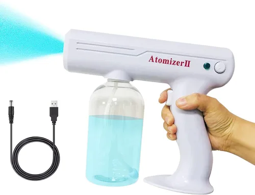 Miniatura 9 de Pistola pulverizadora portátil de nano alcohol, pistola de botella eléctrica, atomizador de mano de vapor inalámbrico para el hogar, oficina