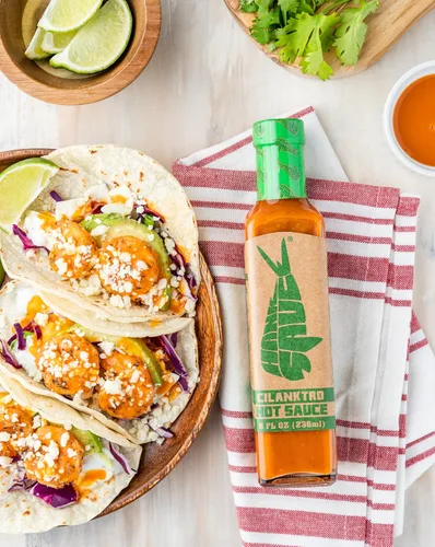 Miniatura 4 de Salsa picante Hank Sauce, salsa de pimiento picante versátil, salsa picante suave y con sabor único, salsa multiusos