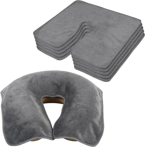 Miniatura 12 de SINLAND Fundas de microfibra para cuna facial, tamaño grande, suave y reutilizable, antiadherente, para reposacabezas de masaje, adecuada