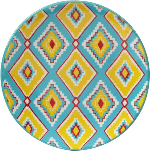 Miniatura 3 de Certified International Damask Floral - Platos de canapé/almuerzo de 6 pulgadas, diseños surtidos, multicolor, grande, juego de 6