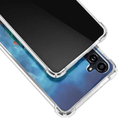 Miniatura 3 de Skinit Funda transparente compatible con Galaxy A54 5G – Diseño oficial de Dragon Ball Super Goku Vegeta Super Ball Azul - DBZSPR02