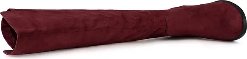 Miniatura 5 de Allegra K Botas altas hasta la rodilla con cremallera lateral para mujer