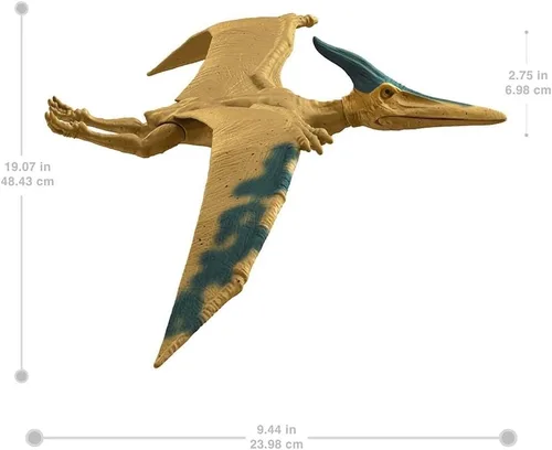 Miniatura 2 de Jurassic World Dominion - Figura de acción de dinosaurio Pteranodon de 12 pulgadas