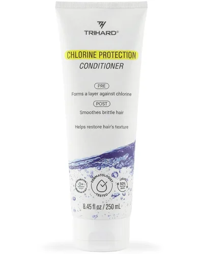 Miniatura 9 de TRIHARD Chlorine Defense - Acondicionador de natación, protege e hidrata el cabello de la piscina y el océano, cloro y agua salada, protección