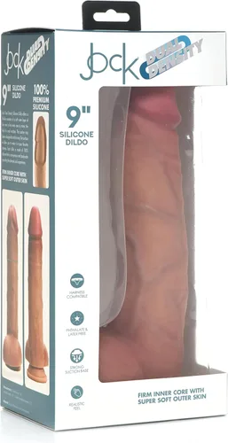 Miniatura 7 de CURVE TOYS Jock - Consolador de silicona de doble densidad de 9 pulgadas con bolas para hombres, mujeres y parejas. Consolador de silicona de alta