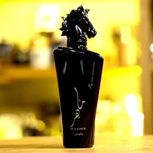 Miniatura 6 de Lattafa Perfumes Maahir Black Edition para Eau de Parfum en spray unisex, 3.4 onzas