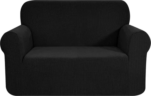 Miniatura 106 de CHUN YI - Funda elástica de 1 pieza para sillón grande, funda protectora suave de Jacquard con elastano, detalle de cuadros y parte inferior