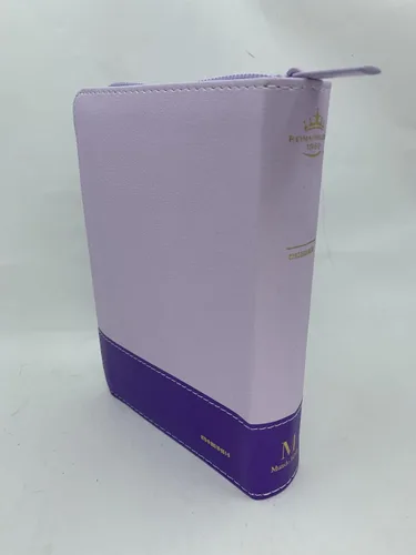 Miniatura 3 de biblia tamaño bolsillo reina valera 1960 lila/ flores cierre con indice piel imitacion 8 puntos Imitation Leather – 1 Enero 2023