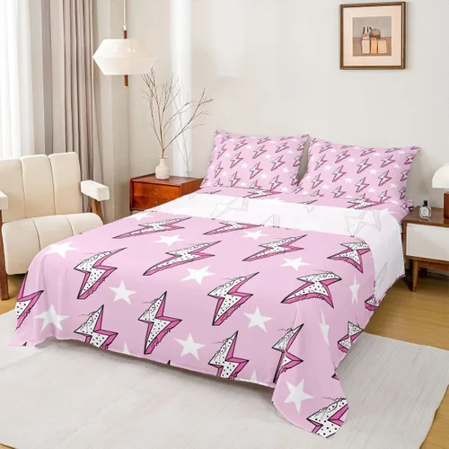 Miniatura 16 de Juego de sábanas abstractas de piel de guepardo, tamaño individual, decoración de lujo para habitación de niños, niñas y mujeres, juego de ropa