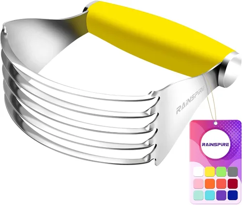 Miniatura 9 de Rainspire XL - Cortador de repostería para hornear, licuadora de repostería resistente, de acero inoxidable, cuchillas gruesas y afiladas, cortador