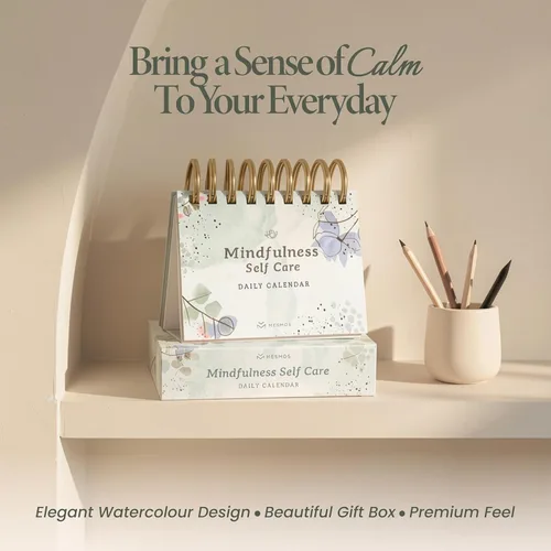 Miniatura 8 de MESMOS Mindfulness - Calendario perpetuo con 366 afirmaciones diarias, regalos de cuidado personal para mujeres, apreciación del profesor