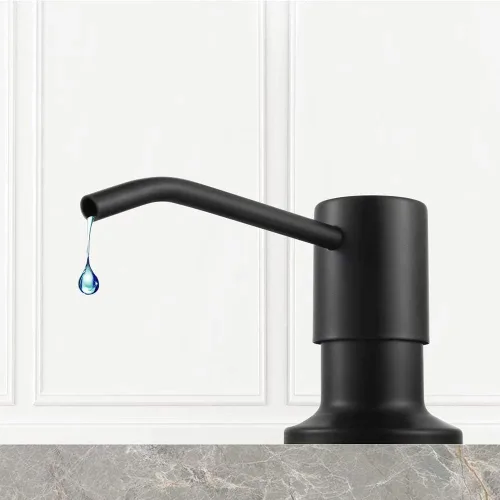 Miniatura 6 de Dispensador de jabón para fregadero de cocina, dispensador de jabón de fregadero integrado dispensador de loción con botella de 17 onzas