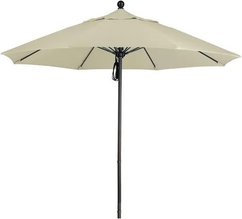 Miniatura 34 de California Umbrella Paraguas comercial para patio de la serie Venture, Negro