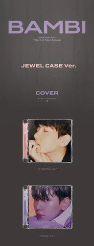 Miniatura 2 de Baekhyun - Bambi (caja de joyas ver./cubierta aleatoria) (3er mini álbum) álbum+póster plegado+juego de tarjetas fotográficas adicionales