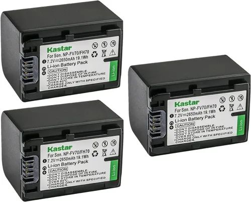 Miniatura 5 de Kastar Paquete de 1 batería de repuesto NP-FV70 para Sony NP-FV30, NP-FV40, NP-FV50, NP-FV70, NP-FV70A, NP-FV90, NP-FV100, Sony BC-TRV, BC-VH1