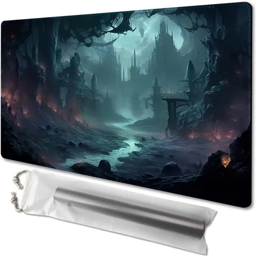 Miniatura 45 de MTG - Tapete de juego tamaño 24 x 14 pulgadas, bolsas de almacenamiento gratuitas, respaldo antideslizante, impresión, ideal para entusiastas