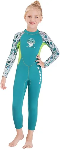 Miniatura 9 de Traje de neopreno de cuerpo completo para niños y niñas, traje de baño térmico de 0.098 pulgadas para niños pequeños, jóvenes, adolescentes, manga