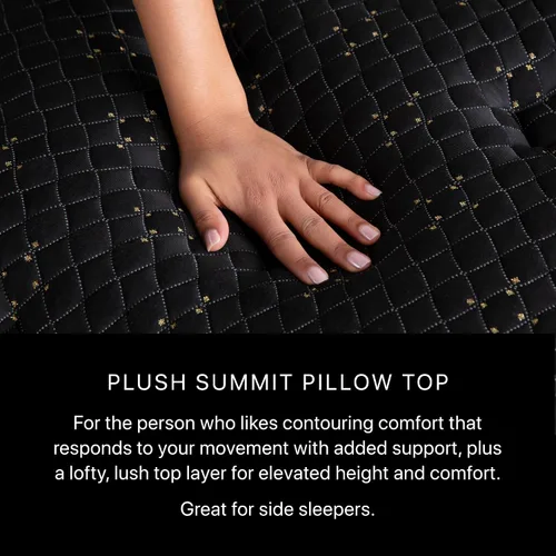 Miniatura 4 de Beautyrest Black Series Four - Colchón matrimonial de felpa Summit de 17.25 pulgadas, transpirable, refrescante y con soporte, certificado