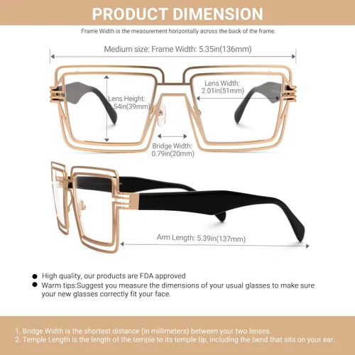 Miniatura 5 de VOOGLAM Elegantes gafas cuadradas con bloqueo de luz azul para mujer, anti fatiga ocular UV Aethwy